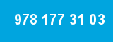 978 177 31 03 978 177 31 03